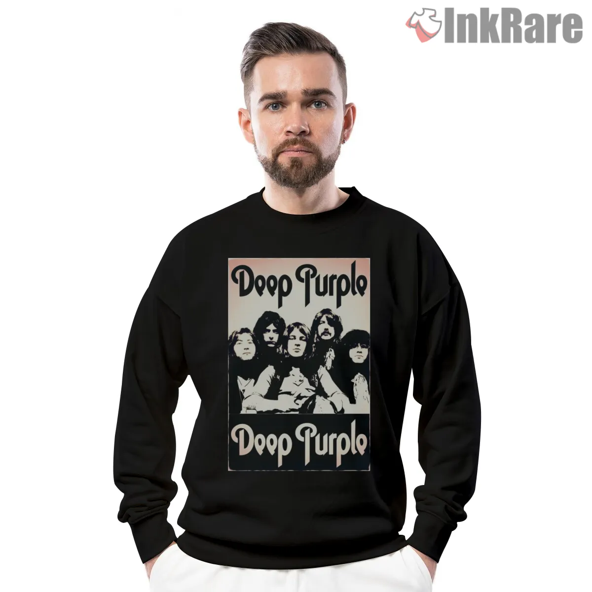 Deep Purple Classic Band Photo Shirt Deep Purple Classic Band Photo Shirt on graphic shirt for men graphic tee
