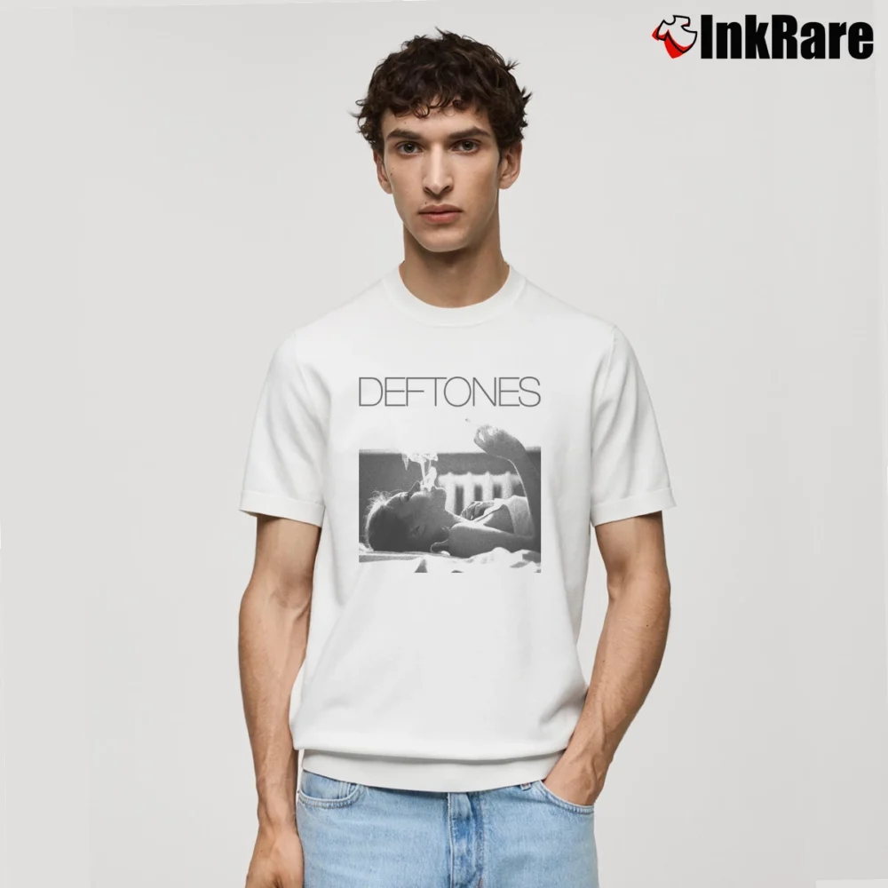Men’s Deftones Exhale Classic T-Shirt in white | Soft, Breathable Everyday Wear