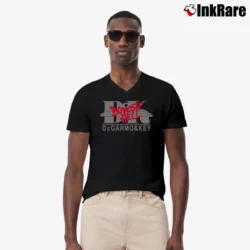 Men’s Degarmo And Key Boycott Hell Tour V-Neck Tee in black | Sharp, Breathable, Everyday Staple