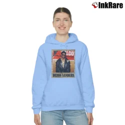 Women’s deion sanders vintage frame for Football and Baseball Fans Cozy Hoodie in light blue | Warm, Structured, Stylish