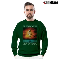 Men’s Deja Entendu Brand New Album Crewneck Sweatshirt in forest green | Cozy Fabric, Clean Style