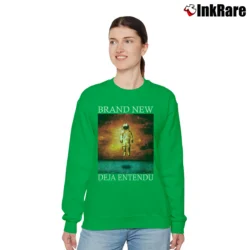 Women’s Deja Entendu Brand New Album Relaxed Sweatshirt in irish green | Soft, Laid-Back Vibe