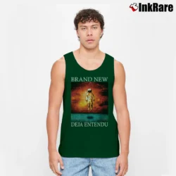 Men’s Deja Entendu Brand New Album Tank Top in forest green | Breathable, Active-Friendly Design