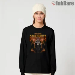 Delmon Lightning Aura Power Stance Gachiakuta Shirt on black long sleeve shirt for women graphic tee
