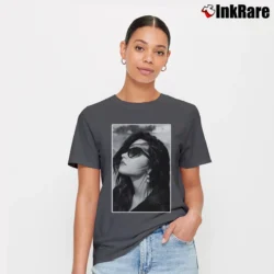 Women’s Demi Lovato Cute Fan Signature T-Shirt in charcoal | Soft, Flattering Fit