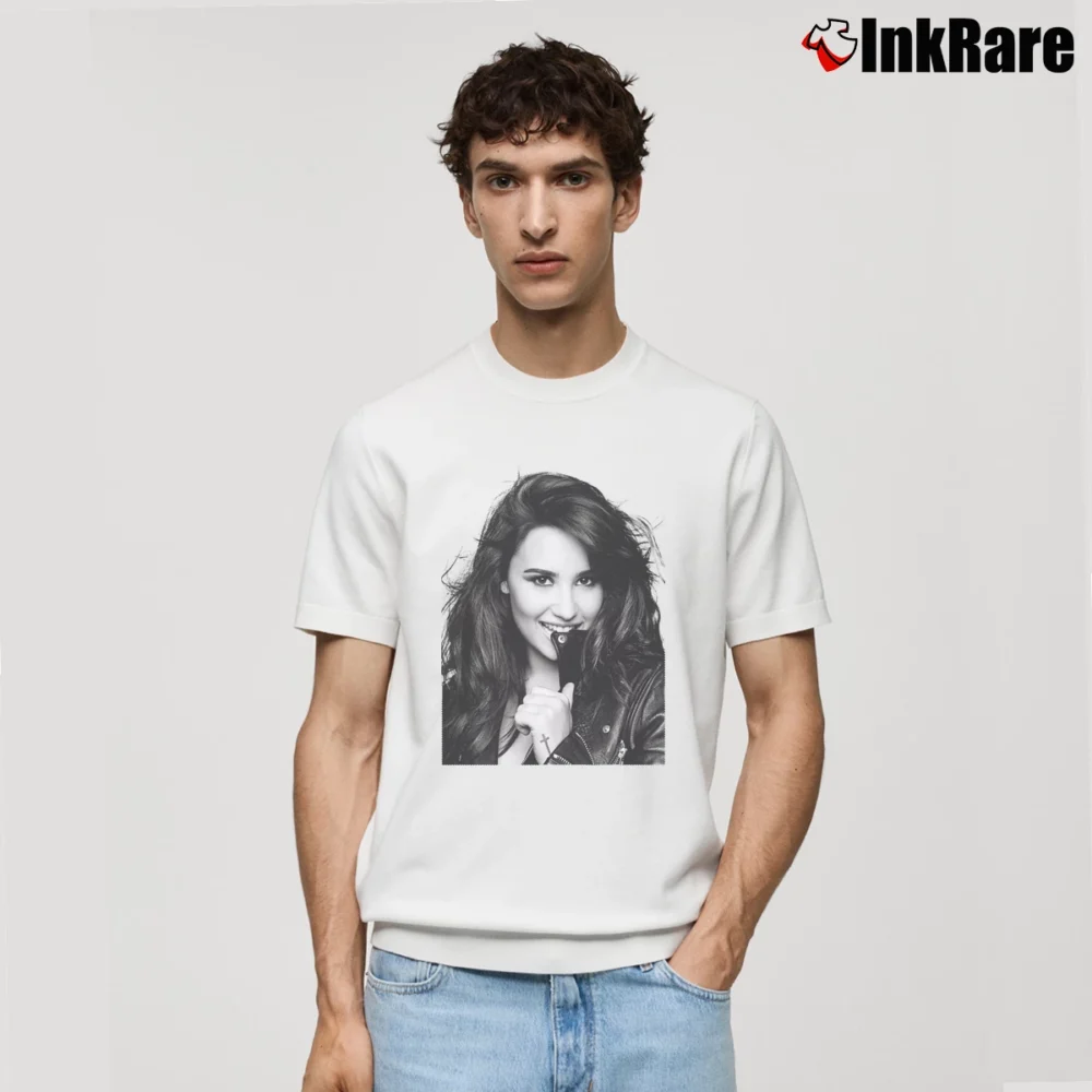 Men’s Demi Lovato Fan Classic T-Shirt in white | Soft, Breathable Everyday Wear