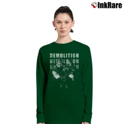Women’s Demolition WWE for Pro Wrestling Fans Long-Sleeve Top in forest green | Sleek, Versatile, All-Season