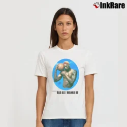 Women’s Dennis Rodman Nba Hip Hop Signature T-Shirt in white | Soft, Flattering Fit