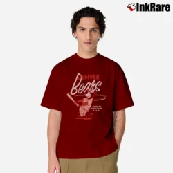 Men’s Denver Bears 1957 Vintage Classic T-Shirt in maroon | Soft, Breathable Everyday Wear