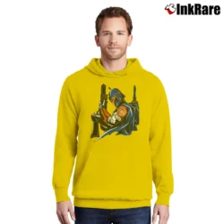 Men’s Denver Broncos Boba Fett Star Wars Football Pullover Hoodie in yellow | Cozy, Durable, Modern Fit