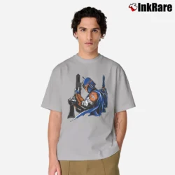 Men’s Denver Broncos Boba Fett Star Wars Football Classic T-Shirt in sport grey | Soft, Breathable Everyday Wear