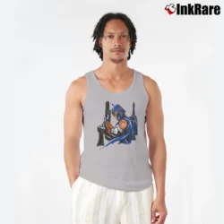 Men’s Denver Broncos Boba Fett Star Wars Football Tank Top in sport grey | Breathable, Active-Friendly Design