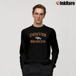 Men’s Denver Broncos Nfl Long-Sleeve Shirt in black | Sleek, Lightweight, Year-Round Wear