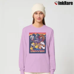 Women’s Denver Sports The Mile High City Long-Sleeve Top in light pink | Sleek, Versatile, All-Season