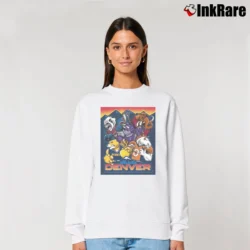 Women’s Denver Sports The Mile High City Relaxed Sweatshirt in white | Soft, Laid-Back Vibe