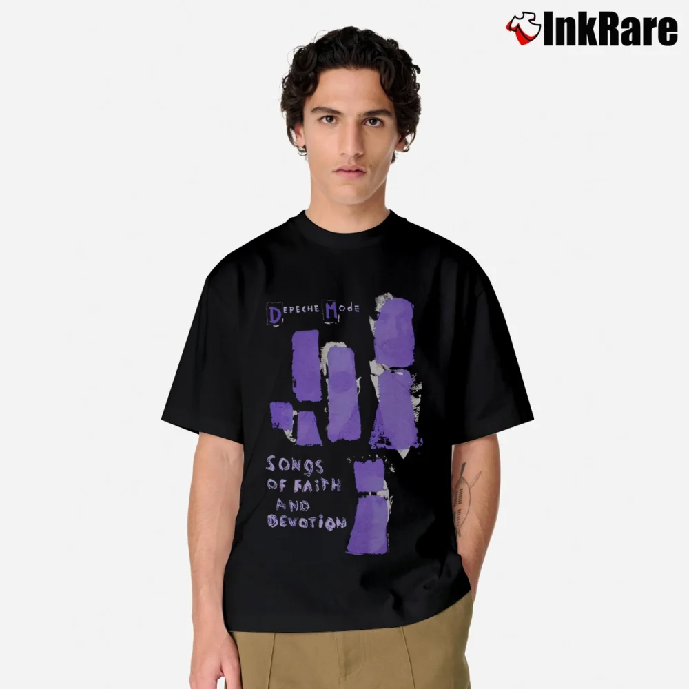 Men’s Depeche Mode Songs of Faith and Devotion Classic T-Shirt in black | Soft, Breathable Everyday Wear