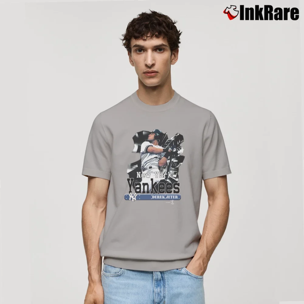 Men’s Derek Jeter 1999s new york Yankees Classic T-Shirt in sport grey | Soft, Breathable Everyday Wear