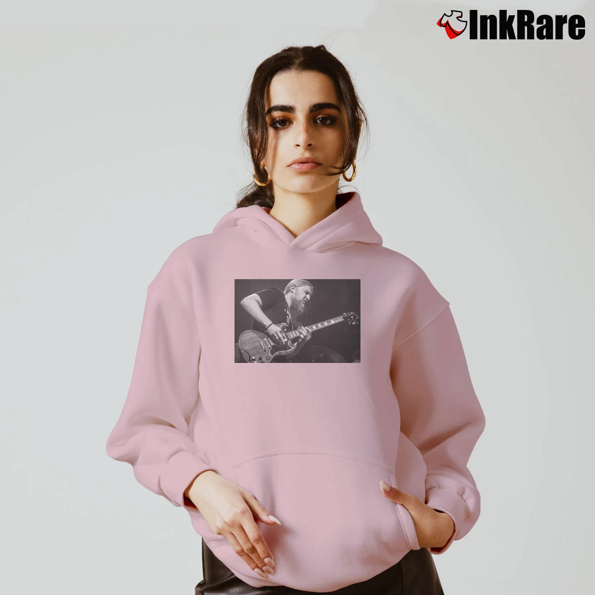 Women’s Derek Trucks Classic Tour Cozy Hoodie in light pink | Warm, Structured, Stylish