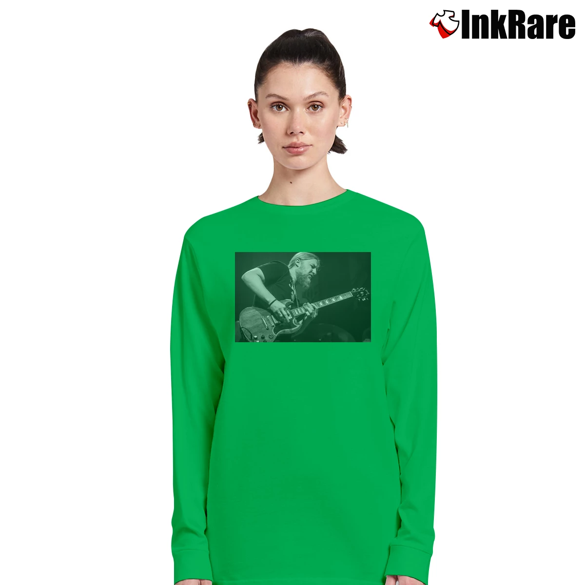 Women’s Derek Trucks Classic Tour Long-Sleeve Top in irish green | Sleek, Versatile, All-Season