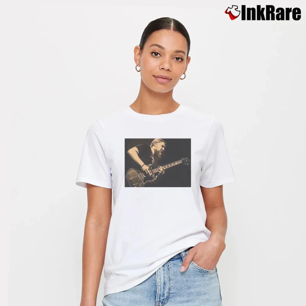 Women’s Derek Trucks Tour 2019 Signature T-Shirt in white | Soft, Flattering Fit