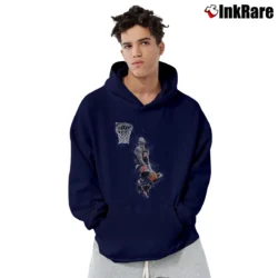Men’s Derrick Rose Basketball Dunk for NBA Fans Pullover Hoodie in navy | Cozy, Durable, Modern Fit