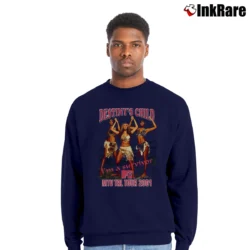 Men’s Destiny's Child Survivor Graphic Crewneck Sweatshirt in navy | Cozy Fabric, Clean Style