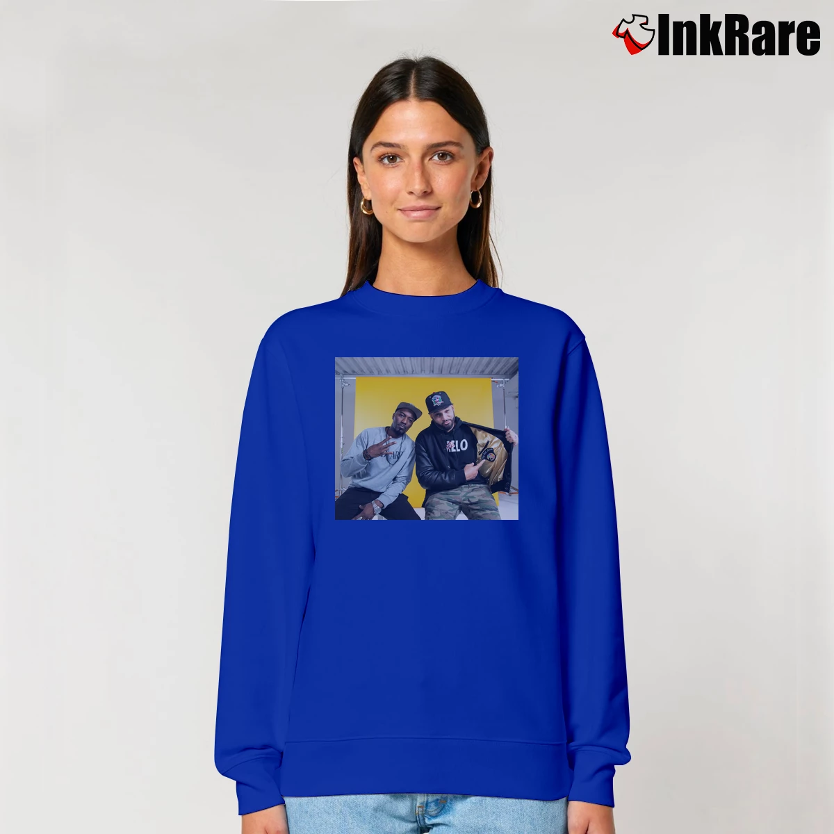 Desus And Mero Women’s Relaxed Sweatshirt in royal blue – Cozy Casual Women’s Desus And Mero Relaxed Sweatshirt in royal blue | Soft, Laid-Back Vibe