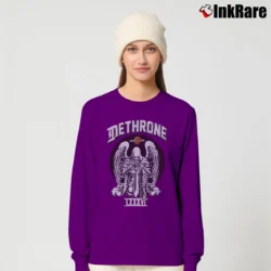 Women’s Dethrone Smooth Angel Graphic Long-Sleeve Top in purple | Sleek, Versatile, All-Season