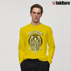 Men’s Dethrone Smooth Angel Graphic Long-Sleeve Shirt in yellow | Sleek, Lightweight, Year-Round Wear
