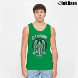 Men’s Dethrone Smooth Angel Graphic Tank Top in irish green | Breathable, Active-Friendly Design