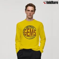Men’s Detroit Gems Basketball Classic Long-Sleeve Shirt in yellow | Sleek, Lightweight, Year-Round Wear