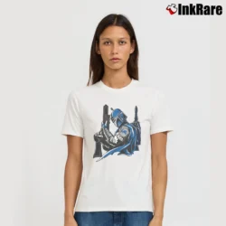 Women’s Detroit Lions Boba Fett Star Wars Football Signature T-Shirt in white | Soft, Flattering Fit