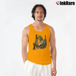 Men’s Detroit Lions Boba Fett Star Wars Football Tank Top in orange | Breathable, Active-Friendly Design