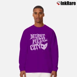 Men’s Detroit Metal City Anime Manga Dragonball Graphic Long-Sleeve Shirt in purple | Sleek, Lightweight, Year-Round Wear