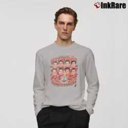 Men’s Detroit Red Wings Caricature Yzerman Long-Sleeve Shirt in sport grey | Sleek, Lightweight, Year-Round Wear