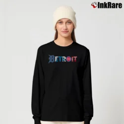 Women’s Detroit Sports Teams Tigers Lions Pistons Red Wings Long-Sleeve Top in black | Sleek, Versatile, All-Season