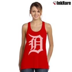 Women’s Detroit Tigers Classic Logo Tank Top in red | Lightweight, Movement-Friendly