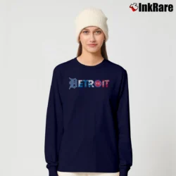Women’s Detroit Tigers Detroit Lions Detroit Pistons Detroit Red Wings Long-Sleeve Top in navy | Sleek, Versatile, All-Season