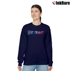 Women’s Detroit Tigers Detroit Lions Detroit Pistons Detroit Red Wings Relaxed Sweatshirt in navy | Soft, Laid-Back Vibe