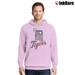 Men’s Detroit Tigers Pullover Hoodie in light pink | Cozy, Durable, Modern Fit