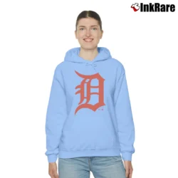Women’s Detroit Tigers Logo Graphic Cozy Hoodie in light blue | Warm, Structured, Stylish