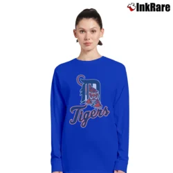 Women’s Detroit Tigers Long-Sleeve Top in royal blue | Sleek, Versatile, All-Season