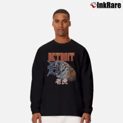 Men’s Detroit Tigers MLB Long-Sleeve Shirt in black | Sleek, Lightweight, Year-Round Wear
