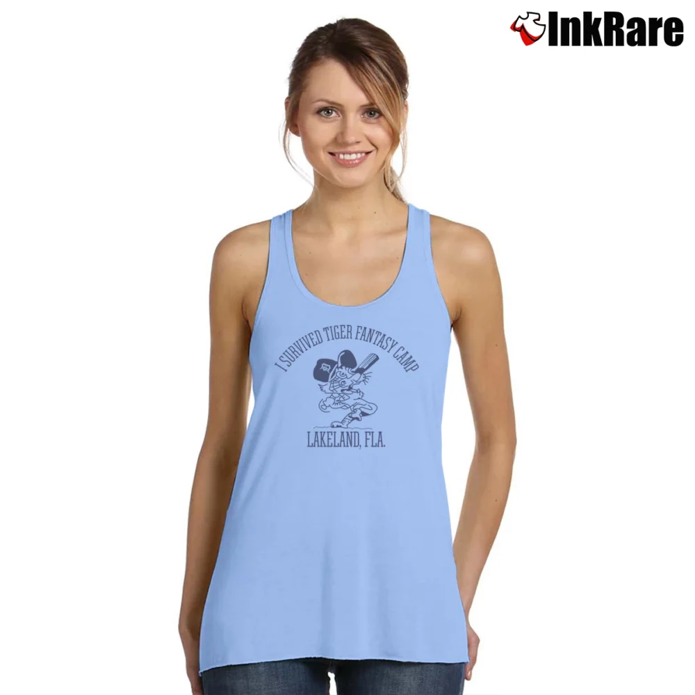 Women’s Detroit Tigers Spring Training Bassett Walker Tank Top in light blue | Lightweight, Movement-Friendly