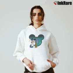 Women’s Detroit Tigers X Disney Mickey Trophy MLB Cozy Hoodie in white | Warm, Structured, Stylish