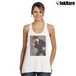 Women’s Dewey Cox Walk Hard Movie Fan Tank Top in white | Lightweight, Movement-Friendly
