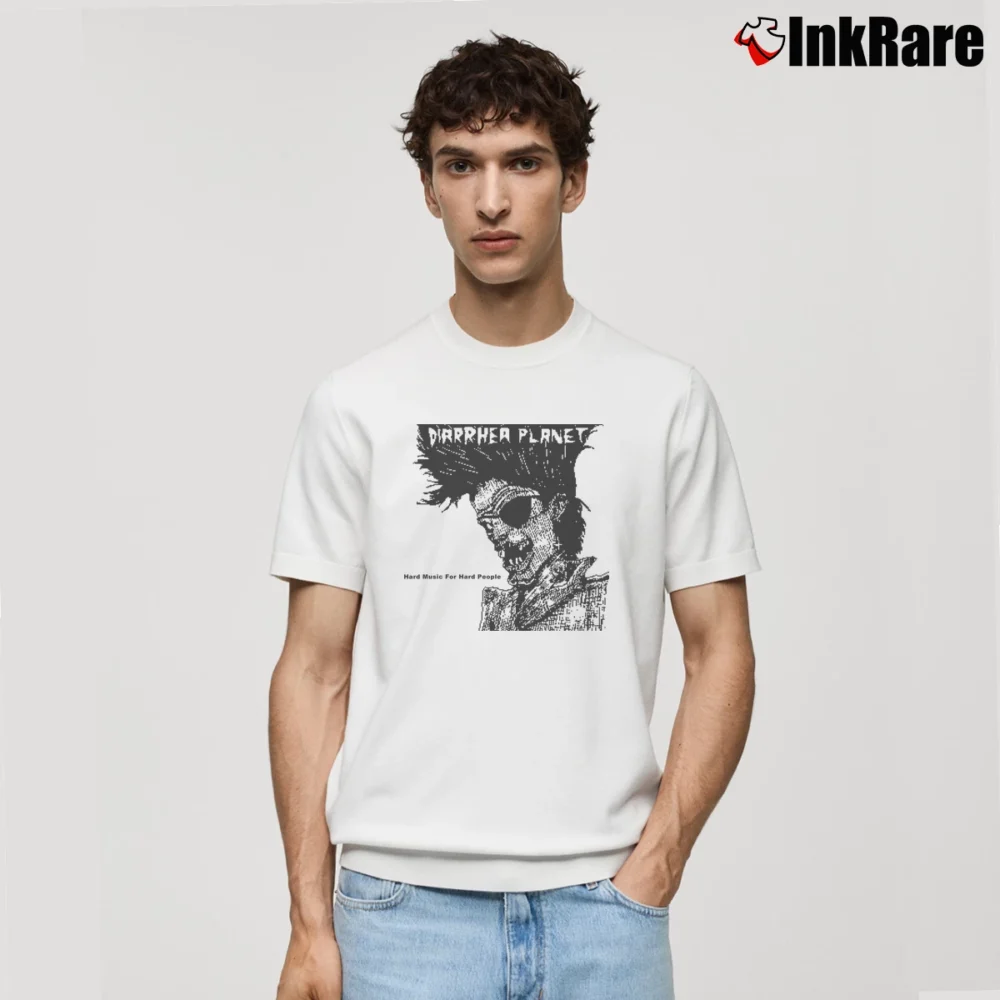 Men’s Diarrhea Planet Band Classic T-Shirt in white | Soft, Breathable Everyday Wear