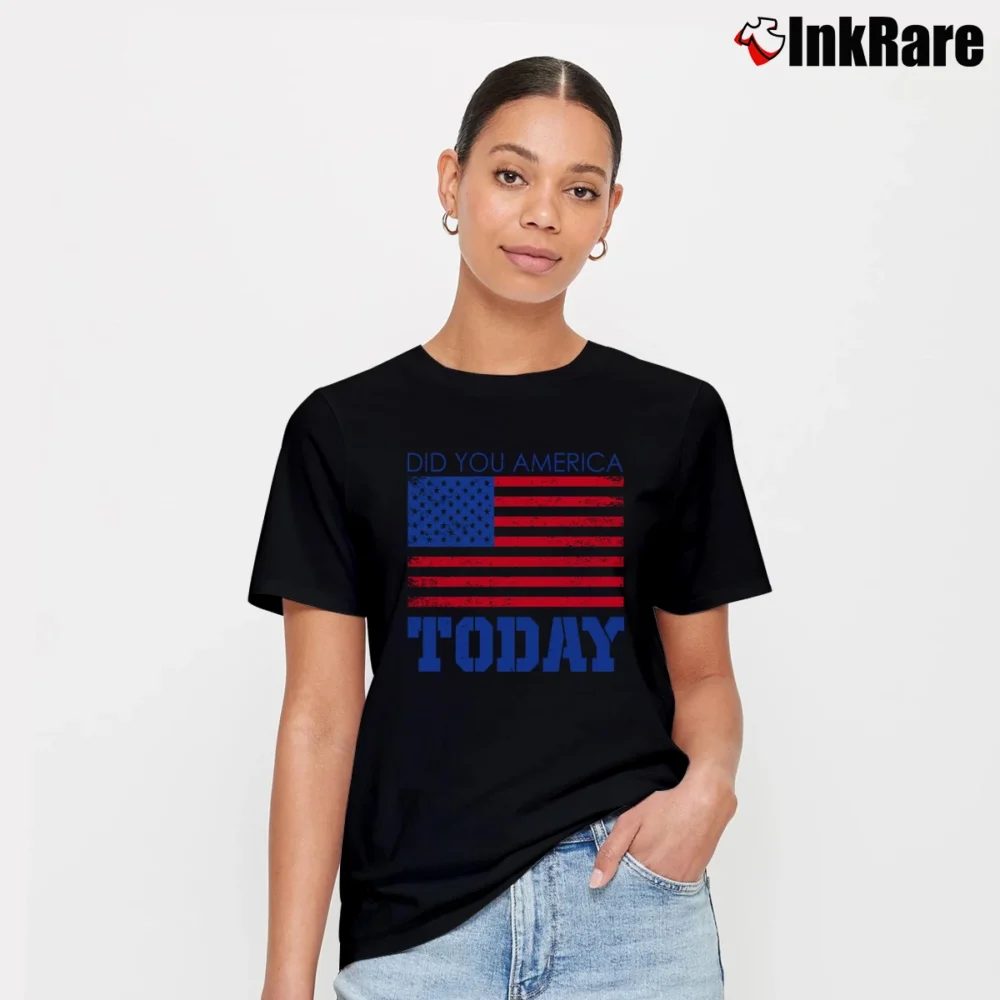 Women’s Did You America Today Signature T-Shirt in black | Soft, Flattering Fit