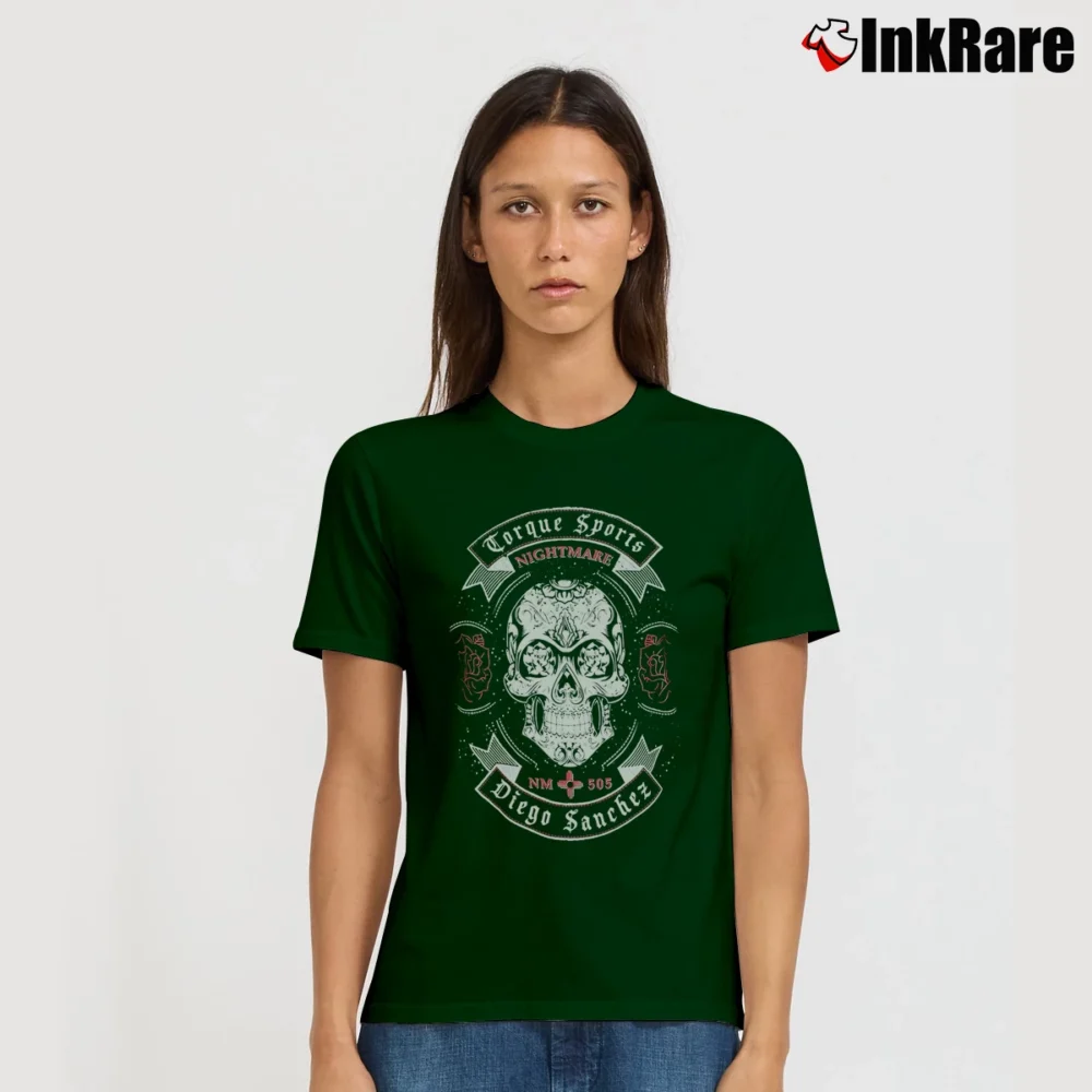 Women’s Diego Sanchez Ufc 200 Fight Signature T-Shirt in forest green | Soft, Flattering Fit