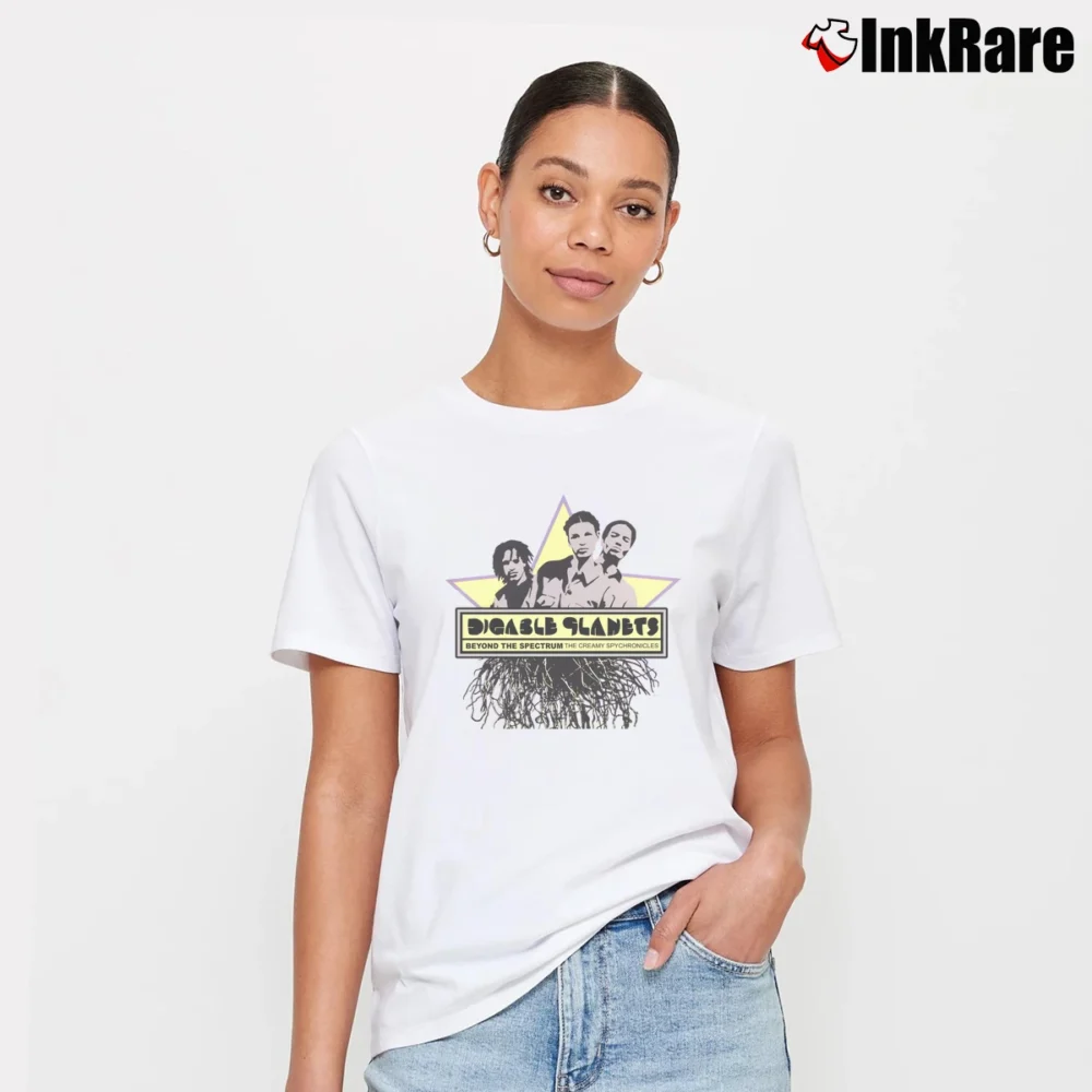 Women’s Digable Planets Blowout Comb Signature T-Shirt in white | Soft, Flattering Fit
